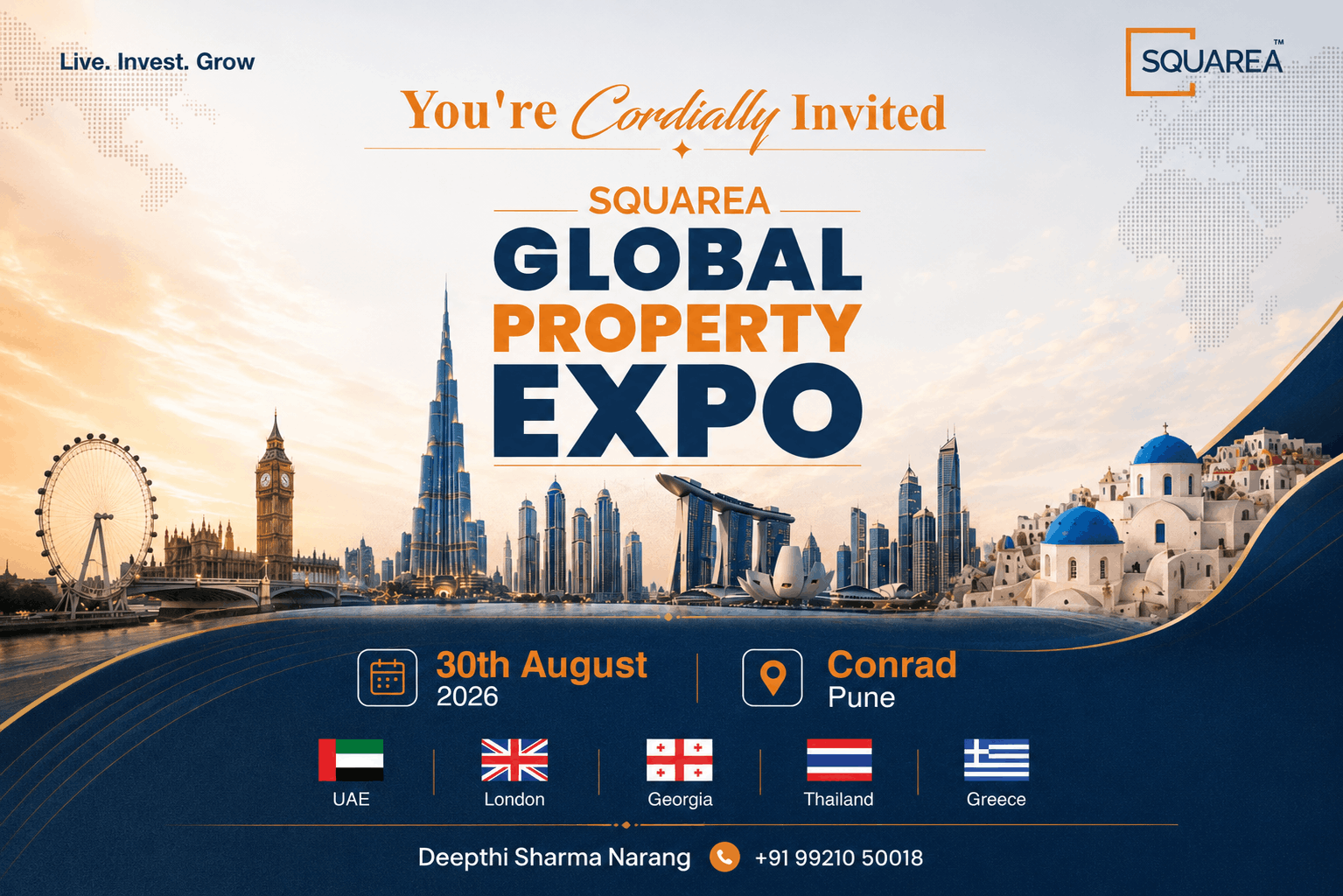 Global Property Expo 2026 at Conrad Pune: Explore Global Real Estate Opportunities 🌍